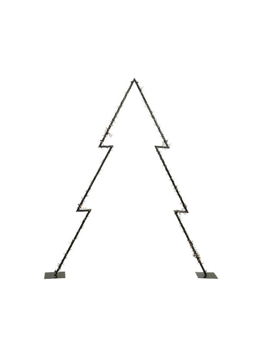 Christmas Decorative Illuminated Metal Tree 260cm IP44 Black Tree