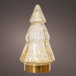 Illuminated Tabletop Christmas Decorative Tree 19.5cm Transparent