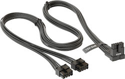Seasonic Wa2v16881bw Power Cable 2x 8-pin To 1x 90° 12v-2x6 70 Cm Atx 3 Pcie 5 600w Black Seasonic Wa2v16881bw Power Cable 2x 8-pin To 1x 90° 12v-2x6 70 Cm Atx 3 Pcie 5 600w Black
