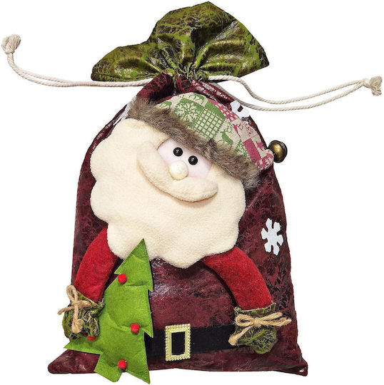 XMASfest Santa Claus Sack with Bell 55x35cm Xmasfest