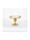 Kuchenständer Metallisch Gold 25.5x25.5x20.5cm