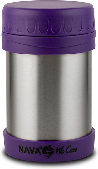 Nava Lunchbox Isolierte Lunchbox Inox Lila 350ml 1Stück