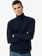 Langarm Herrenbluse Blau