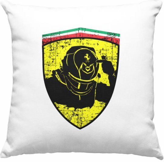 TKT Μαξιλάρι Καναπέ Hamilton Scuderia Edition White 40x40εκ.