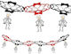 Fiestas Guirca Skeleton Garland Halloween