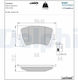 Delphi Σετ Τακάκια για Audi A3 / A4 / A6 / A8 / Q3 / TT Citroen C6 Seat Altea / Exeo / Ibiza / Leon