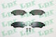 LPR Brakes Brake Pad Front for Citroen C1 Peugeot 107 Toyota Aygo
