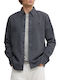 Long-sleeved Denim Shirt Ebony