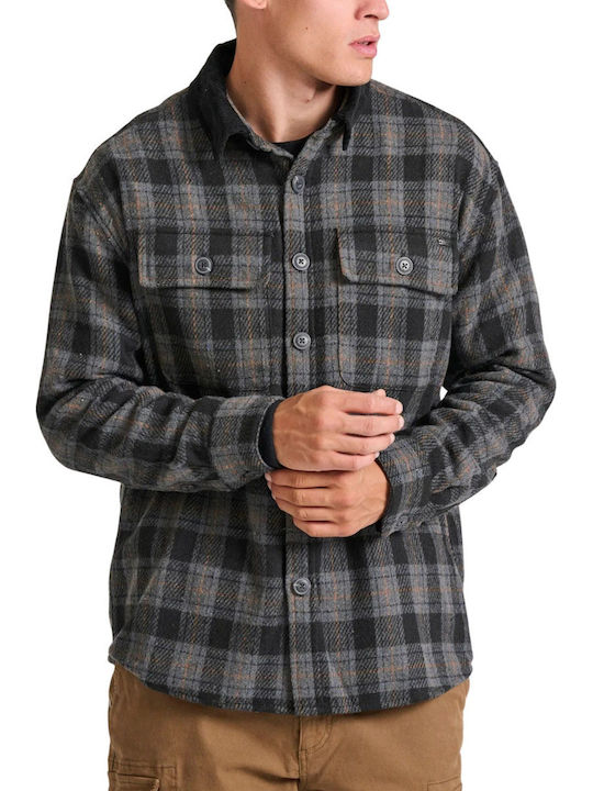 Funky Buddha Φανελένιο Overshirt Καρό