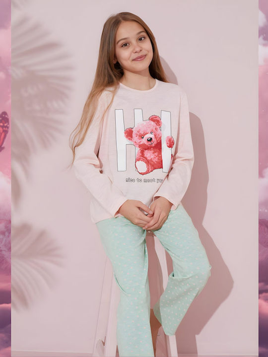 Sexen Kids Pyjamas Cotton Pink