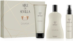 Aire de Sevilla Set De Parfumuri Pentru Femei Cu Eau De Toilette 3 Bucăți Aire de Sevilla Set De Parfumuri Pentru Femei Cu Eau De Toilette 3 Bucăți
