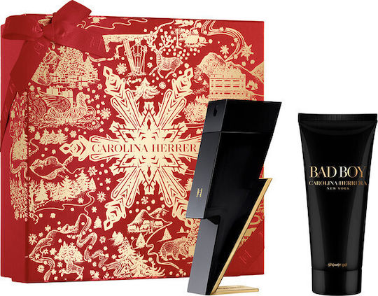 Carolina Herrera Bad Boy Set Ανδρικό Σετ με Eau de Parfum και Shower Gel
