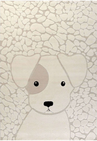 Tzikas Carpets Детско килимче Бял 80x150см