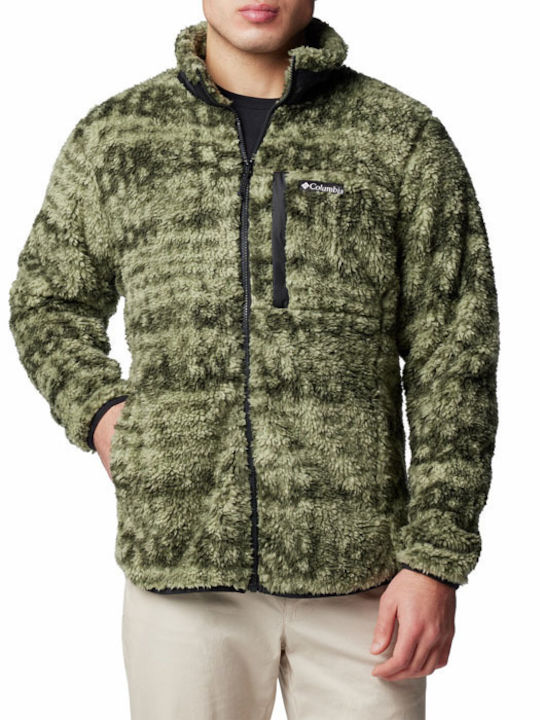 Winter Pass Ανδρική Ζακέτα Fleece Πράσινη