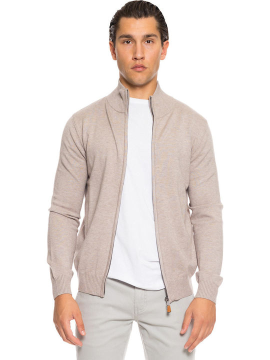 Ανδρική Ζακέτα Πλεκτή Beige