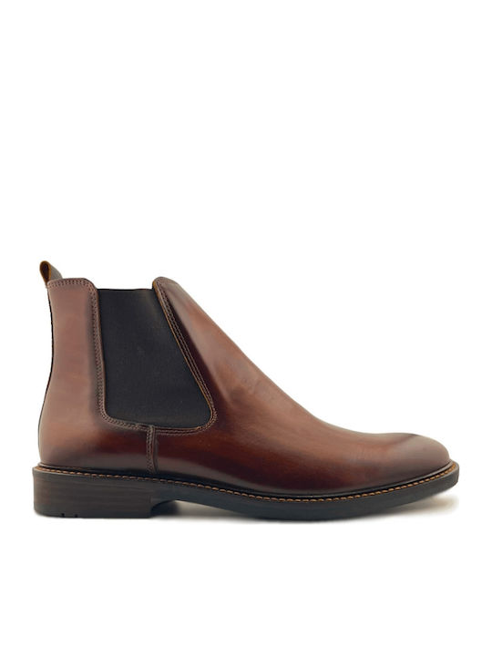 Damiani Leder Braun Stiefel