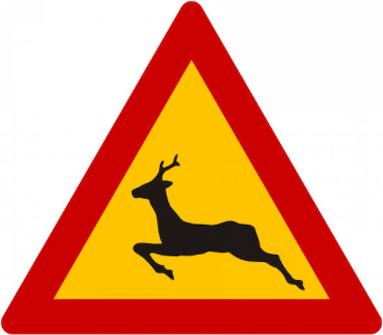 Aluminum Sign K-19 Danger Wild Animal Crossing 5.197