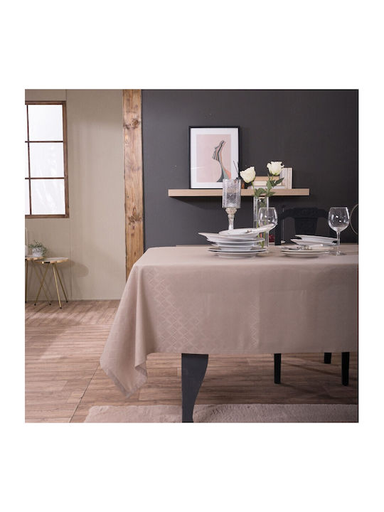 Teoran Tablecloth Dieppe Beige 140x180cm
