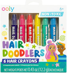 Комплект цветни моливи за коса Hair Doodlers - 6 бр