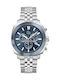 GC Watches Men's Watch 44mm Chronograph Battery with Silver Metal Bracelet