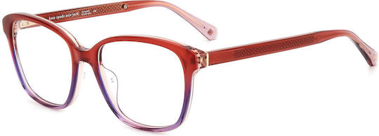Kate Spade Women's Red Acetate Frame