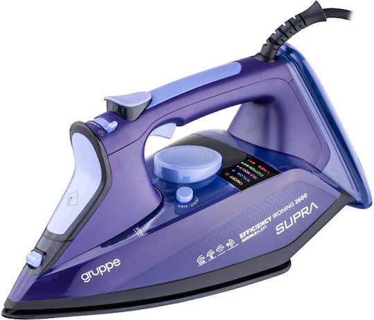 Gruppe Supra AJ-2089A Steam Iron 2600W with Ceramic Plate