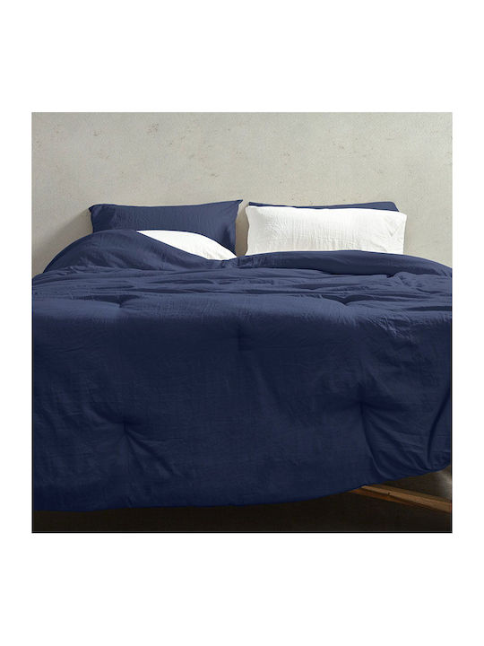 Cannon Πάπλωμα Μονό 160x240εκ. Navy Peony 280 GSM