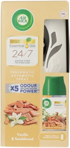 Airwick Συσκευή Ψεκασμού Freshmatic με Άρωμα Βανίλια 250ml