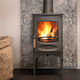 Charnwood C-Four Oțel Soba pe lemne 4.9kW Verde
