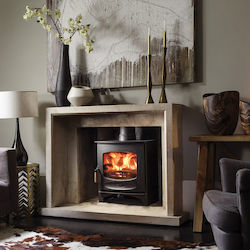 Charnwood C-Seven Oțel Soba pe lemne 7.1kW Gunm...