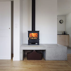 Charnwood C-Five Χαλύβδινη Ξυλόσομπα Blue