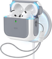 ESR Orbit Halolock Magsafe Case Silicone in White color for Apple AirPods 4 ESR Orbit Halolock Magsafe Case Silicone in White color for Apple AirPods 4