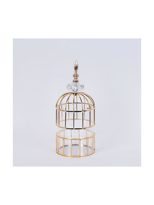 Decorative Space made of Metallic 13x32x32cm 1pcs
