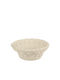 Bizzotto Decorative Basket Wicker Ecru 20x7cm
