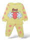 Babydom Kinder Schlafanzug Winterlich Yellow