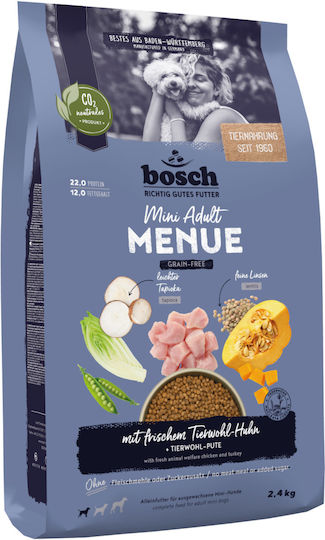 Bosch Petfood Concepts 2.4kg Dry Food for Adult Small Breed Dogs with Meat and Chicken
