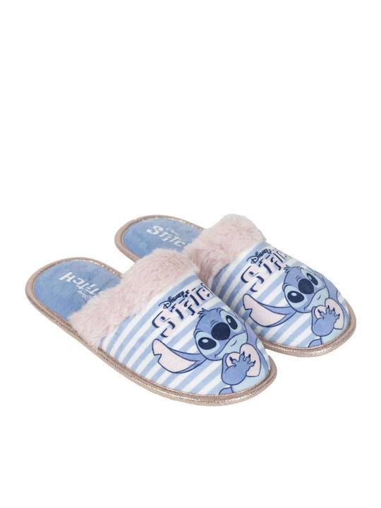Stitch Παντόφλες Γαλάζιες