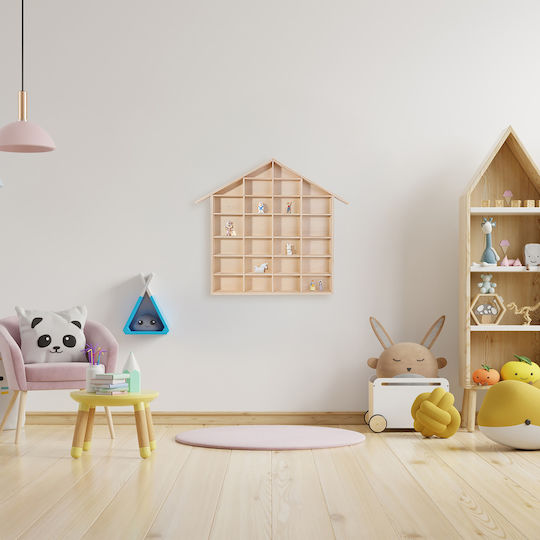 Kinderregal Wandhalterung 56x50x3,5cm