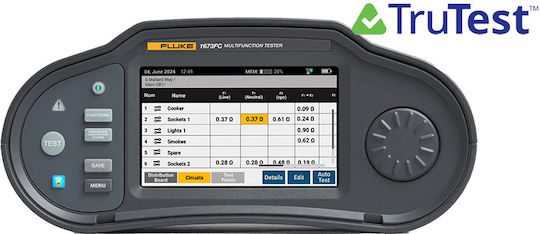 Tester de instalare multifuncțional Fluke 1673fc/ftt cu software Trutest