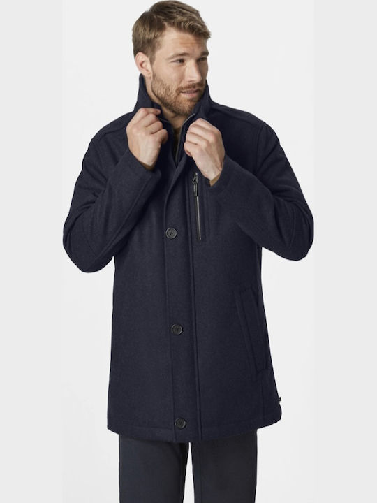 Men's Half Coat Navy Blue