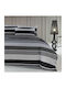 Espree Sheet Sets King Size with Elastic 180x200+35cm. Grego Grey 4pcs