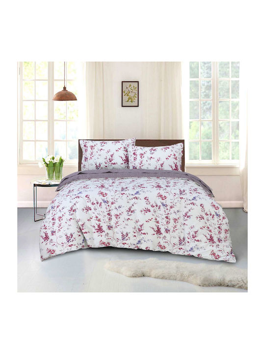 Espree Duvet Cover Set Cotton Single with Pillowcase 160x240 Mary Rose