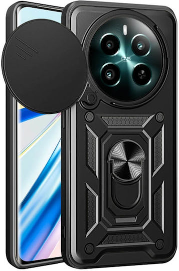 Bodycell Armor Slide Cover Case Realme 12 4g/12 Plus 5g Black