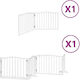 vidaXL Holzerner Hundeteiler mit 6 Paneelen 480...