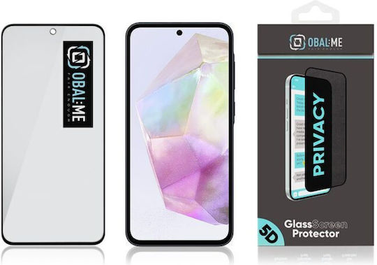 Obal:me Privacy 5d Glass Screen Protector Samsung Galaxy A35 5g Black