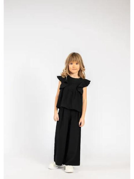 Set pentru copii cu pantaloni Vară 2buc Black