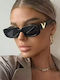 Women's Sunglasses with Brown Tartaruga Plastic Frame and Black Lens G-27