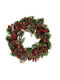 Iliadis Weihnachtsdekoration Metallisch Kranz mit Durchmesser 75cm. Berries