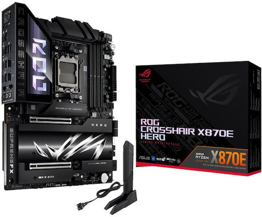 Asus ROG CROSSHAIR X870E HERO Wi-Fi Motherboard ATX with AMD AM5 Socket