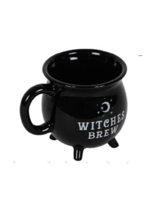 „Hexenkessel“ Becher Keramik Schwarz 400ml